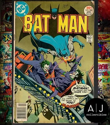 Buy Batman #286  1977 DC Comics Joker VS Joker Cover GD/VG 3.0 • 10.85£