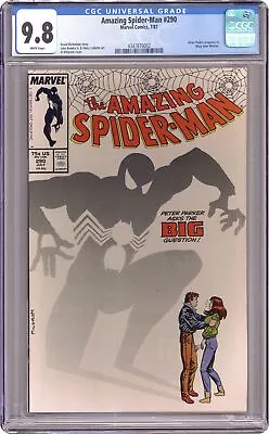 Buy Amazing Spider-Man #290D CGC 9.8 1987 4347876002 • 167.27£