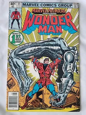Buy Marvel Premiere - Wonder Man #55 Marvel Comics 1980 Bronze Age • 4.62£