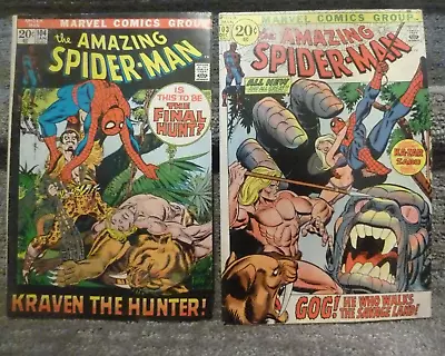 Buy Amazing Spider-Man # 103, 104 GOG KRAVEN The HUNTER Comic Book Lot Marvel Comics • 23.29£