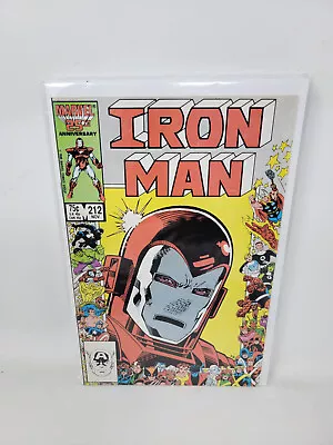 Buy IRON MAN #212 1986 Marvel 8.5 Doc Bright Cover Art 25th Anniverary • 8.53£