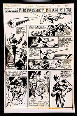 Buy Daredevil #159 Pg. 18 By Frank Miller 11x17 FRAMED Original Art Poster Print • 46.55£