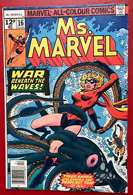 Buy Ms Marvel 16, 1978, 1st Cameo App Of Mystique, Marvel Comics UK Edition FN • 27£