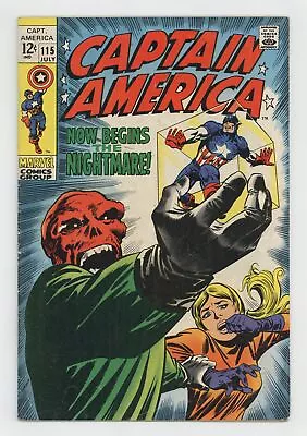 Buy Captain America #115 VG+ 4.5 1969 • 33.39£