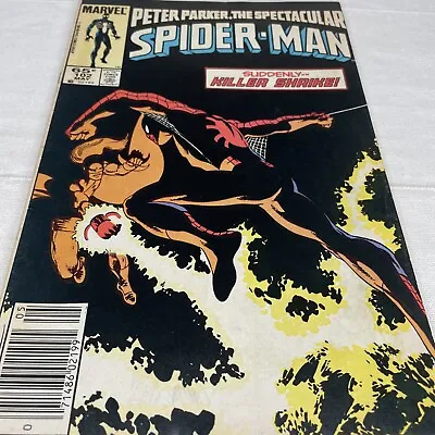 Buy Spectacular Spiderman #102 NEWSSTAND (1985) John Byrne Killer Shrike Mid Grade • 8.04£