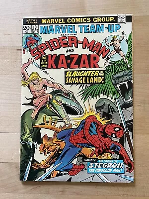 Buy Marvel Team-up #19 - 1st Stegron! Marvel Comics, Spider-man And Ka-zar, Dinosaur • 12.43£