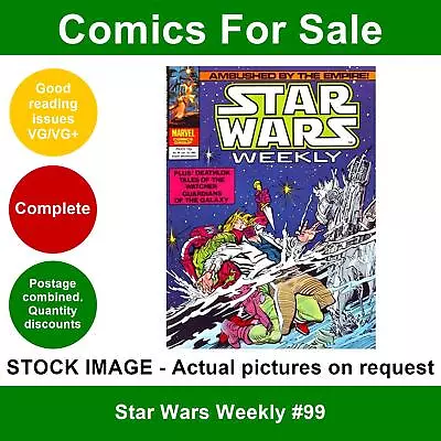 Buy Star Wars Weekly #99 Comic - VG/VG+ 16 January 1980 - Marvel UK • 3.49£