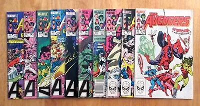 Buy Lot Of *10* AVENGERS: #236-238, 240-246  (FN/VF & VF) • 20.99£