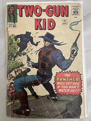 Buy Marvel Two Gun Kid 77 Sept-Good (G)-1965 The Panther Will Get You Black Panther • 38.83£