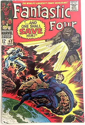 Buy Fantastic Four #62. 1st Series. May-1967.  Jack Kirby Cover. Key 1st Blastaar. • 29.69£