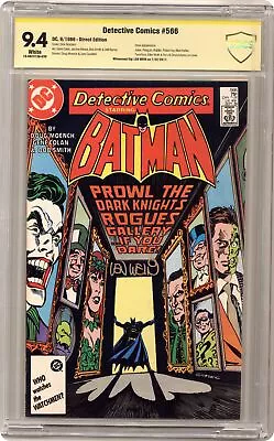 Buy Detective Comics #566 CBCS 9.4 SS Len Wein 1986 18-08C3138-039 • 201.92£