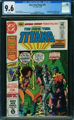 Buy New Teen Titans #16 (DC, 1982) CGC 9.6 • 116.49£