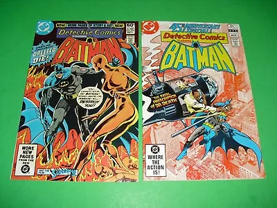 Buy Detective Comics #507 & #512 Both NM 9.4 From 1981! DC Batman Unrestored B205 • 17.47£