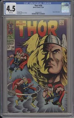 Buy Thor #158 - Cgc 4.5 - Origin Of Thor - Origin Of Donald Blake • 132.02£