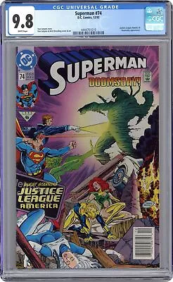 Buy Superman #74 CGC 9.8 1992 4444701019 • 89.31£