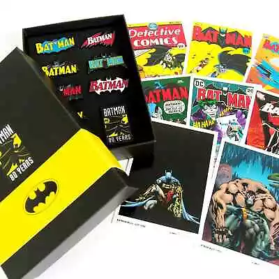 Buy Batman 80th Anniversary Pin Badge & Art Card Set • 49.99£