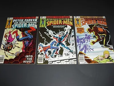 Buy Spectacular Spider-Man #37 #38 & #43 All Mid To High Grade 1979! Marvel 4032 • 11.87£