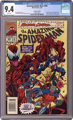 Buy Amazing Spider-Man #380N CGC 9.4 Newsstand 1993 4386729003 • 60.58£