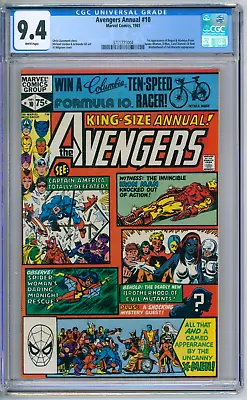 Buy Avengers Annual 10 CGC Graded 9.4 NM 1st Rogue Marvel Comics 1981 • 155.59£