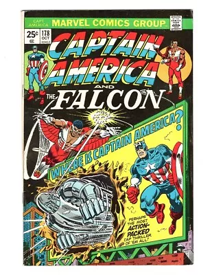 Buy Captain America 178 6.5 FN+ Marvel Comics 1974 • 7.73£