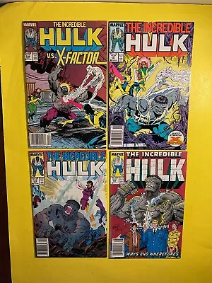 Buy Hulk #336 337 338 346 Newsstand Lot McFarlane Covers Marvel 1987. • 25.62£
