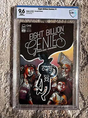 Buy Eight Billion Genies 1 2022 2nd Print - CBCS 9.6 Optioned • 15.52£