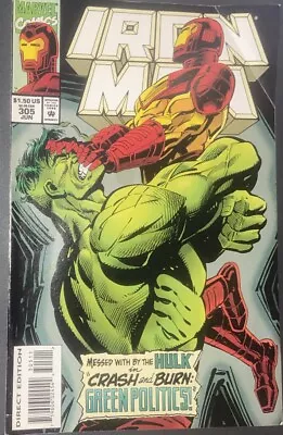 Buy IRON MAN (1968 1st Series) #305 Marvel Comic Book • 19.45£
