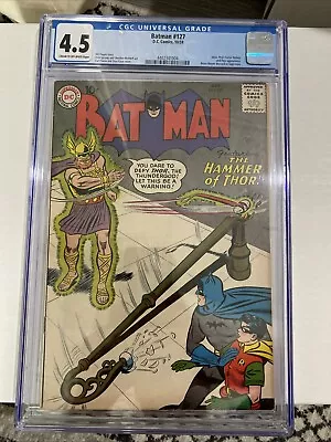 Buy Batman 127 CGC 4.5 DC Comics Early Silver Age 1959 Thor • 155.31£