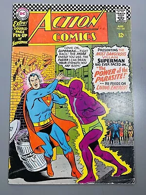 Buy Action Comics #340 Fine 6.0 , 1966, Dc 1st Parasite, 1st Print • 116.48£