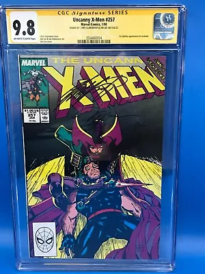 Buy Uncanny X-Men #257 - Marvel - CGC SS 9.8 - Signed By Chris Claremont, Jim Lee • 330.64£