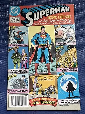 Buy Superman #423 Last Issue Alan Moore Newstand 1986 • 9.31£