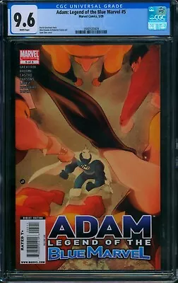 Buy Adam: Legend Of The Blue Marvel #5 🌟 CGC 9.6 🌟 Last Issue! Graded Comic 2009 • 154.82£