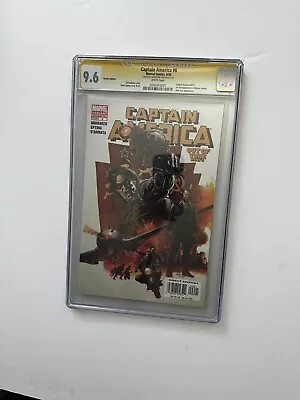 Buy Captain America #6 Cgc Ss 9.6 Signed Sebastian Stan 1st Winter Soldier • 625£