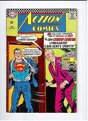 Buy DC ACTION COMICS #345 Superman 1967 VG/FN Vintage Comic • 7.77£