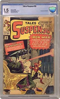 Buy Tales Of Suspense #50 CBCS 1.5 1964 16-432F18D-001 1st App. Mandarin • 248.51£