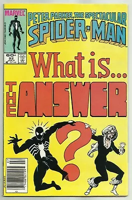 Buy PETER PARKER, THE SPECTACULAR SPIDER-MAN #92 & #92 (Black Cat) Marvel, 1984 • 5.43£