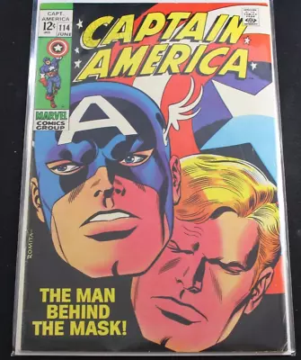 Buy Captain America 114 Avengers Cameo Red Skull Cosmic Cube Appearance VG Comic • 8.53£