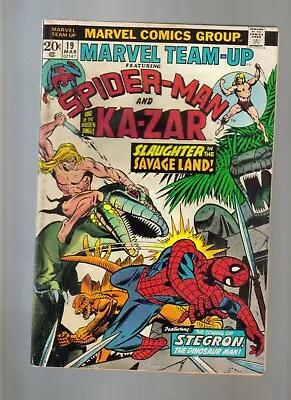 Buy Marvel Team-up Vol.1 # 19 Vgd. Cond.   Spider-man & Kazar   1974 Bag &board • 9.32£