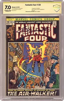 Buy Fantastic Four #120 CBCS 7.0 SS Joe Sinnott 1972 18-089E087-033 • 198.04£