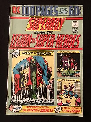 Buy Superboy Legion Of Super Heroes 202 6.0 6.5 100 Pages Dc 1974 Qs • 10.86£