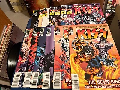 Buy 2002 Dark Horse KISS #1 2 3 4 5 6 7 8 9 10 11 12 13 Complete Run Comic Book Lot • 46.60£