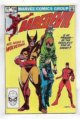 Buy Daredevil 1983 #196 Very Fine Wolverine • 7.77£