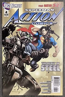 Buy Action Comics (New 52) No. #4 February 2012 DC Comics VG • 3£
