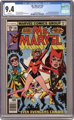 Buy Ms. Marvel #18 - 1978 - CGC 9.4 - 1st Appearance Of Mystique • 271.81£