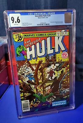 Buy Incredible Hulk #234 CGC 9.6 WP (1979) 1st App Of Wendell Vaughn As Quasar Key • 62.13£