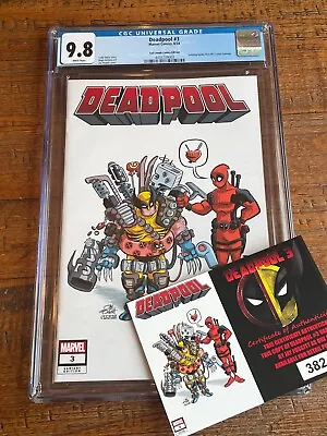 Buy Deadpool #3 Cgc 9.8 Jay Fosgitt Amazing Spider-man #611 Homage Ltd 800 Wolverine • 93.19£