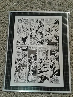 Buy Byrne IRON FIST 14 Pg 11 PRODUCTION PIECE FROM SABRETOOTH FIRST APPEARANCE • 77.65£