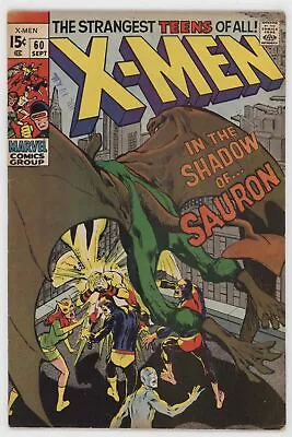 Buy Uncanny X-Men 60 Marvel 1969 FN Neal Adams 1st Sauron Havok Cyclops • 68.34£