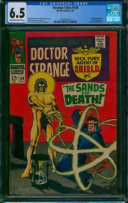Buy Strange Tales #158 ⭐ CGC 6.5 ⭐ 1st Full App Of LIVING TRIBUNAL Marvel Comic 1967 • 151.44£
