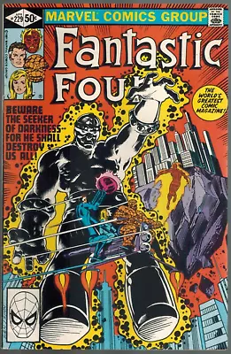 Buy Fantastic Four 229  Beware The Seeker Of Darkness!  Fine/VF  1981 Marvel Comic • 5.40£